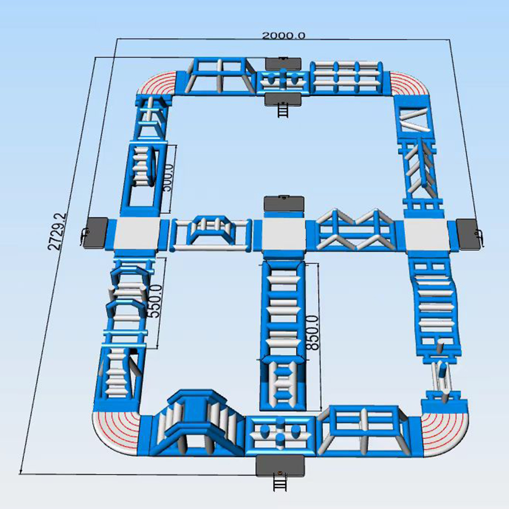 27*20m Inflatable Water Park 04