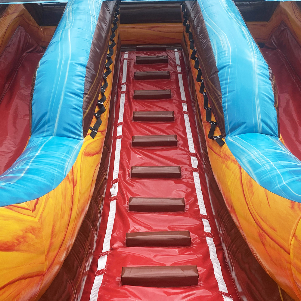 Inflatable Palm Tree Double Water Slide9