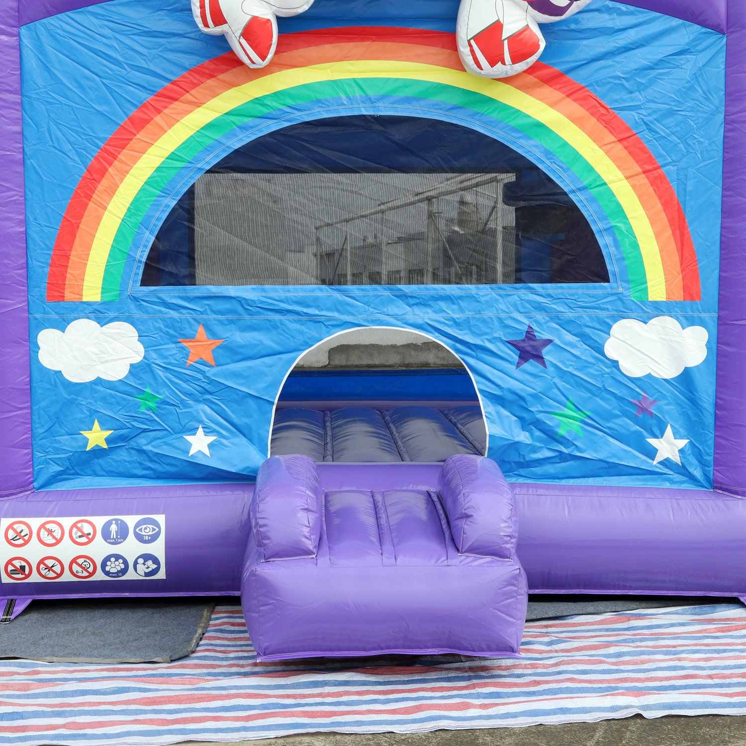 10*5m Unicorn Bounce House and Slide3