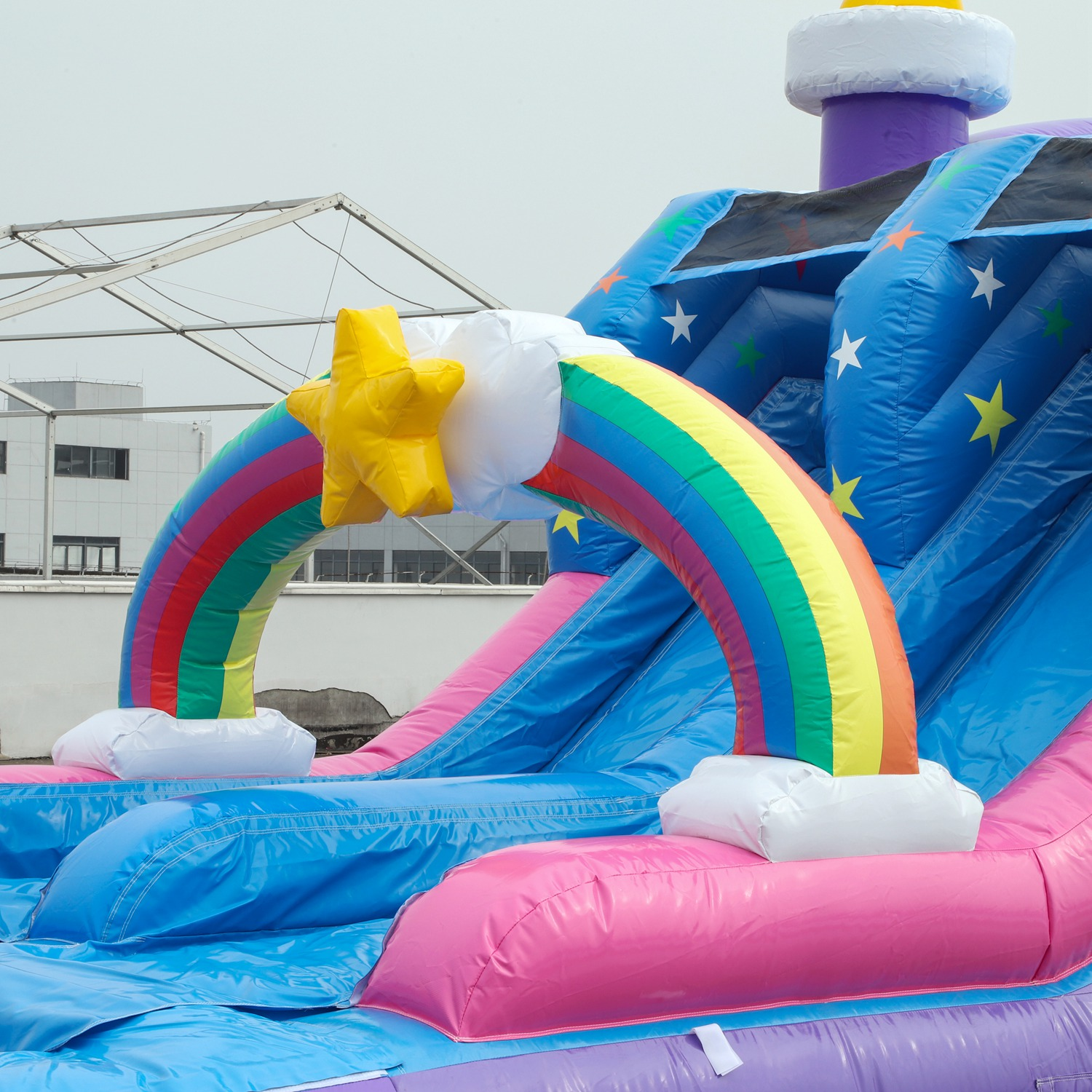 10*5m Unicorn Bounce House and Slide5