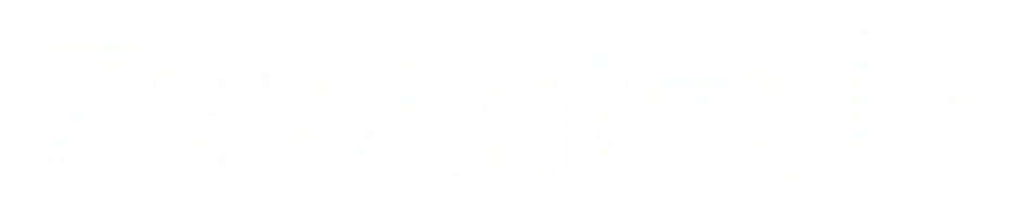 Zrinflatiable Logo Wh